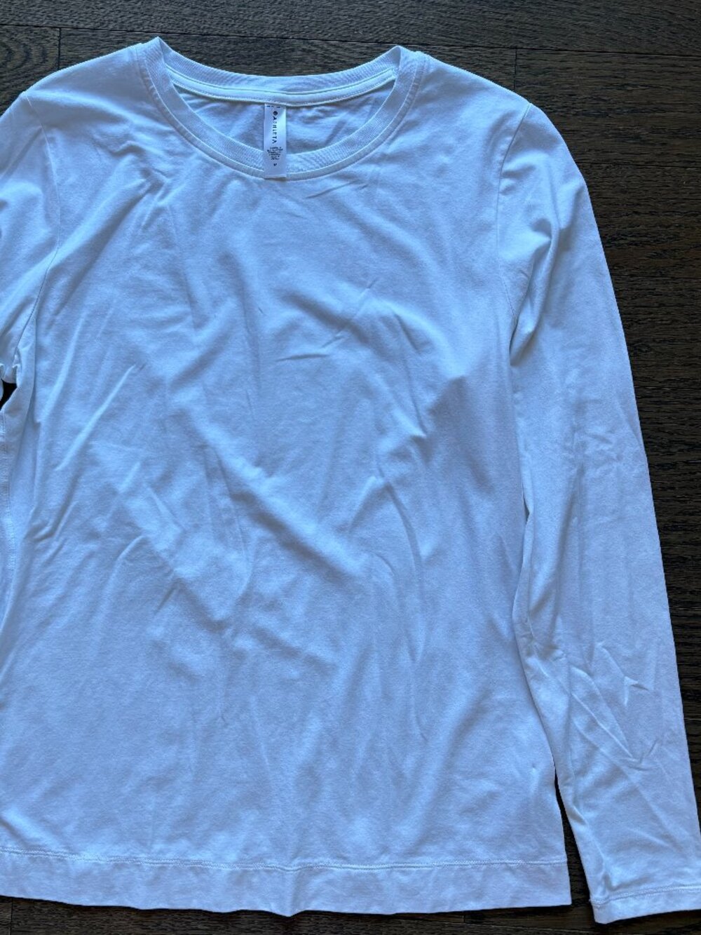 Athleta Long Sleeve White Shirt